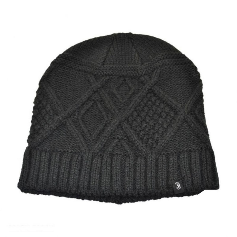Kensington Knit Beanie Hat BLACK ONE SIZE FITS MOST