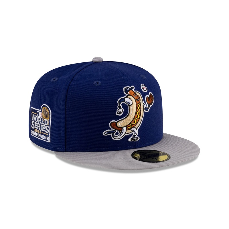 Los Angeles Dodgers Mascot Blue 59FIFTY Fitted Hat 7