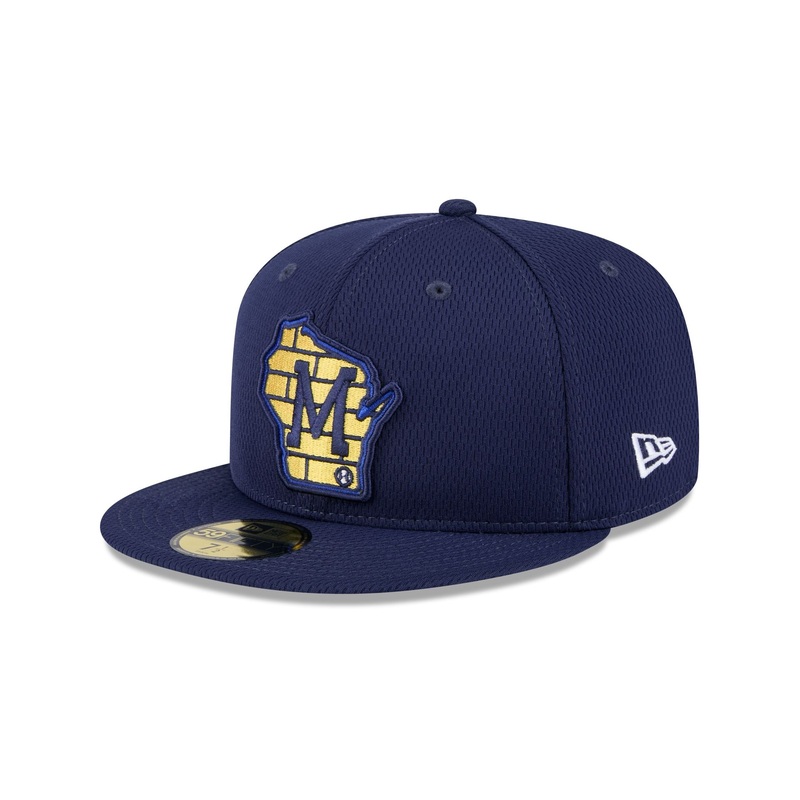 Milwaukee Brewers 2025 Clubhouse Alt Low Profile 59FIFTY Fitted Hat 7