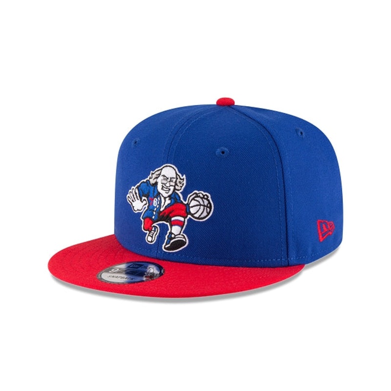 Philadelphia 76ers Two Tone 9FIFTY Snapback Hat One Size