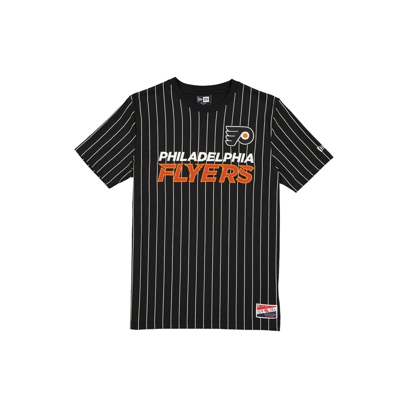 Philadelphia Flyers Throwback Pinstripe Wordmark T-Shirt S