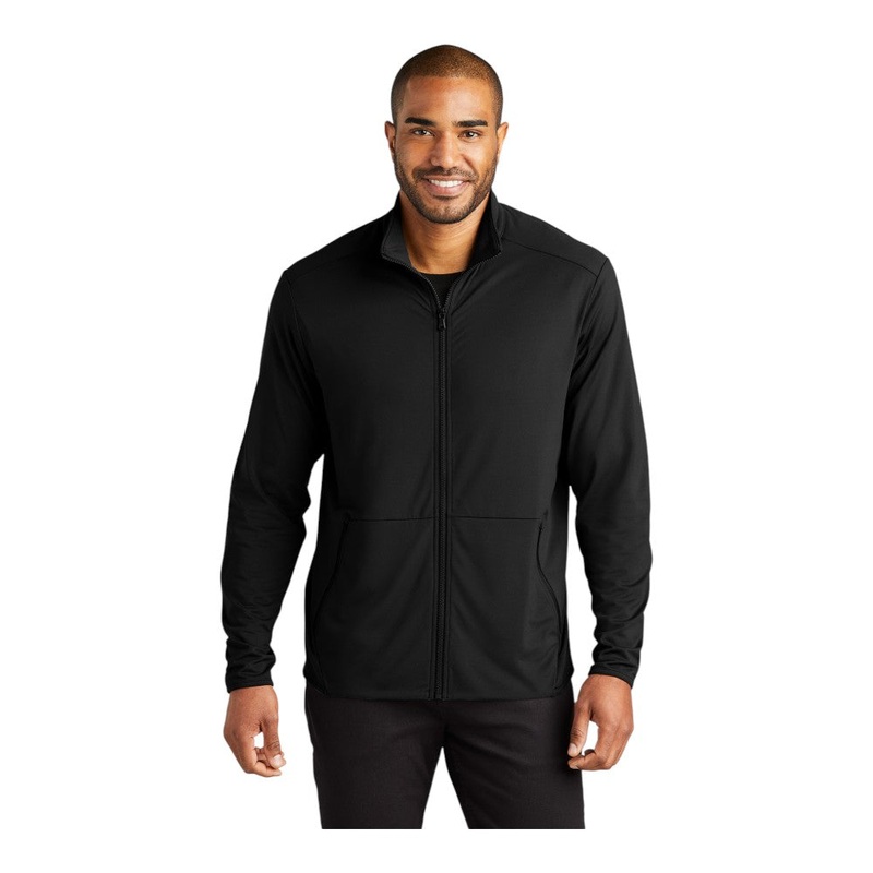 Port Authority K595 Accord Stretch Fleece Full-Zip Black XS
