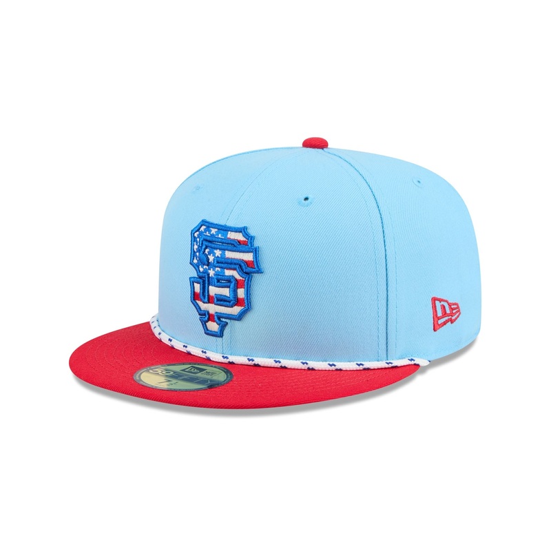 San Francisco Giants Independence Day 2025 59FIFTY Fitted Hat 7