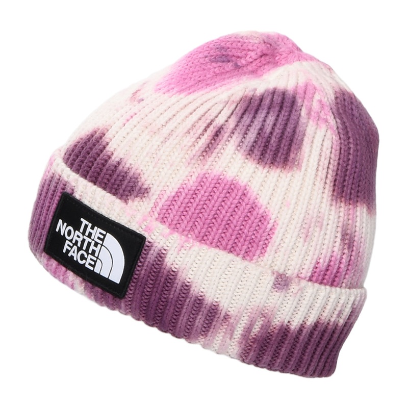 The North Face Hats Logo Box Tie Dye Cotton Fisherman Beanie Hat – Pale Green-Pink 1-Size