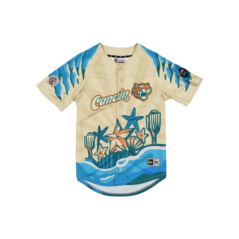 Tigres de Quintana Roo LMB 100th Anniversary Waves Alt Jersey S