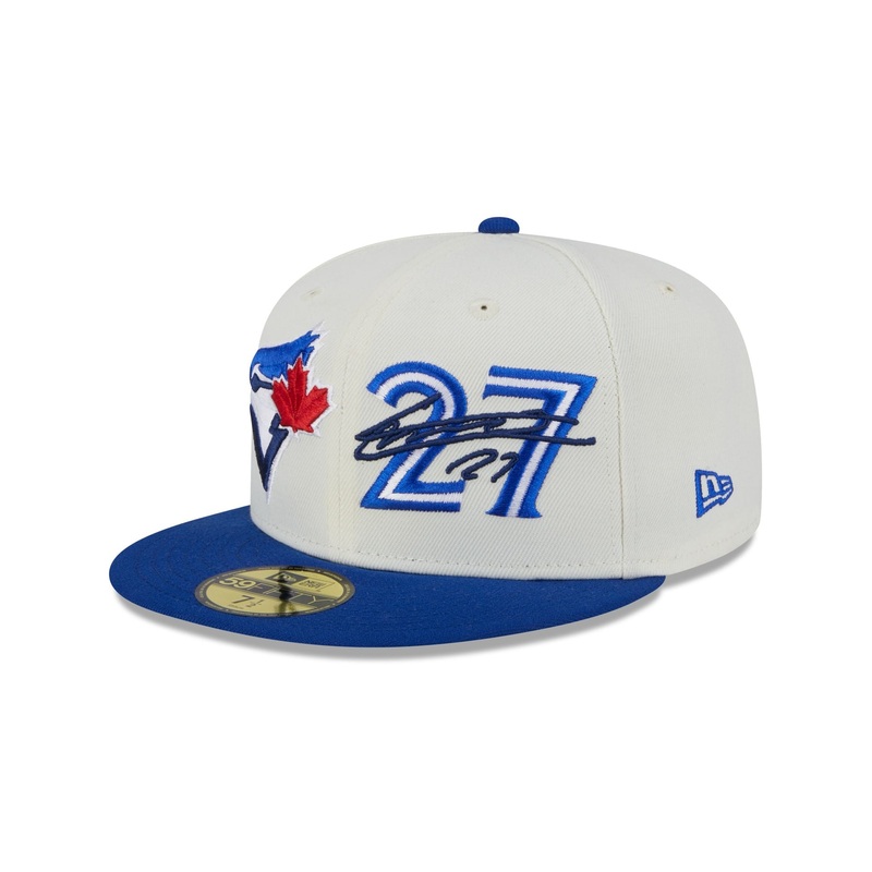 Toronto Blue Jays Vladimir Guerrero Jr. Chrome White 59FIFTY Fitted Hat 7