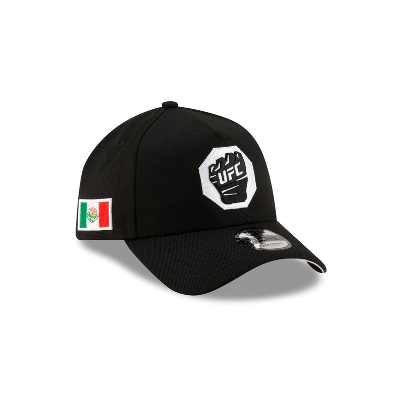 UFC Mexico Black Glove 9FORTY A-Frame Snapback Hat One Size