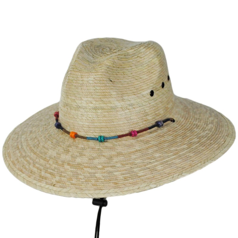 Viva Palm Straw Lifeguard Hat NATURAL ONE SIZE FITS MOST