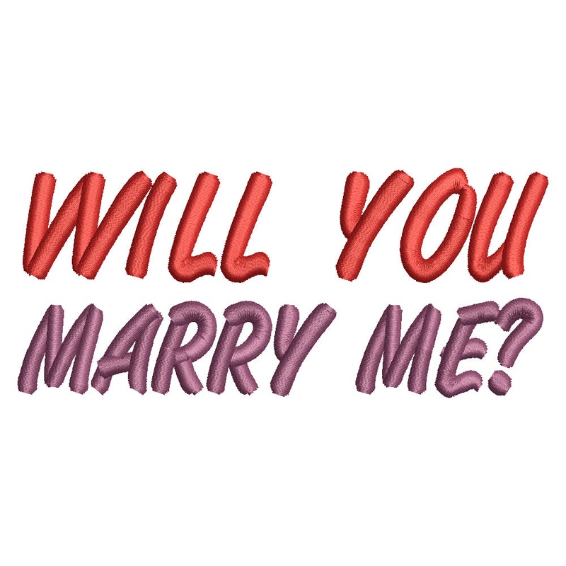 Will You Marry Me Default Title One Size