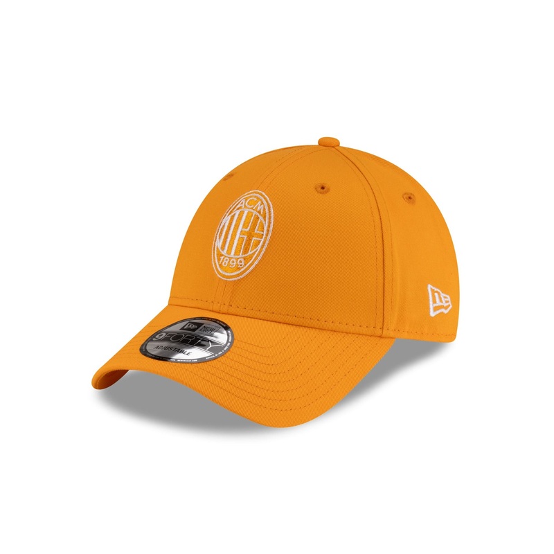 AC Milan Seasonal Bright Orange 9FORTY Adjustable Hat One Size