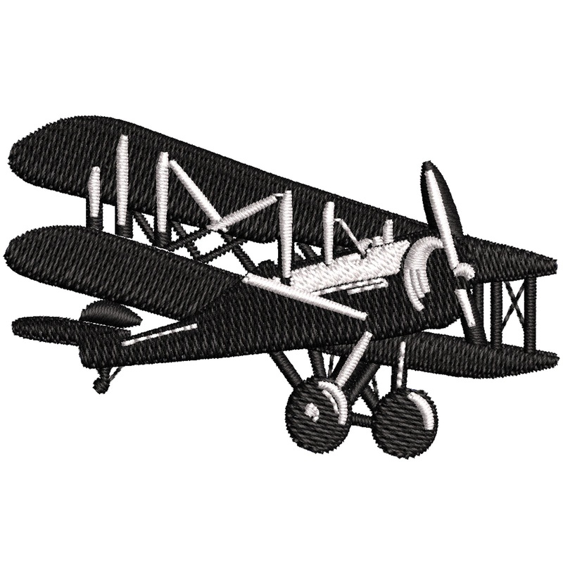 Black and White Airplane Black and White Airplane One Size
