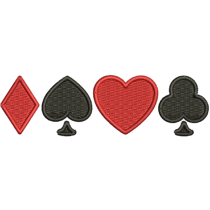 Card Suit Set Default Title One Size