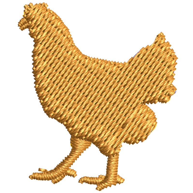 Chicken Silhouette Chicken Silhouette One Size