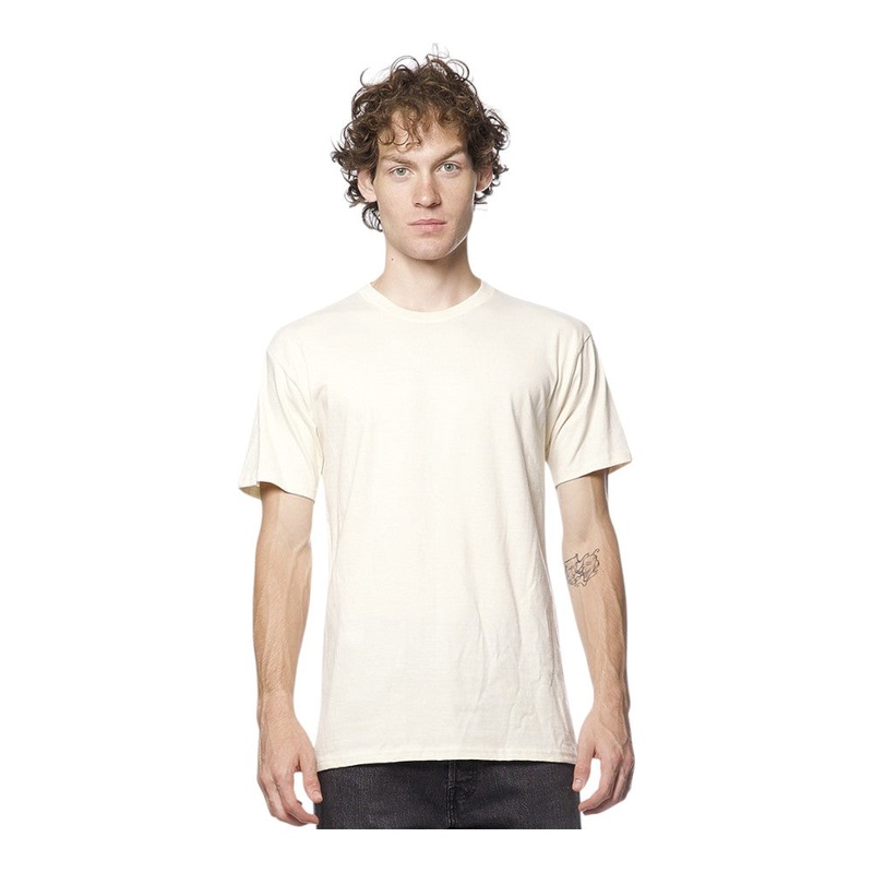 Royal Apparel Unisex Organic Heavyweight Short Sleeve Tee 14051ORG Natural XS