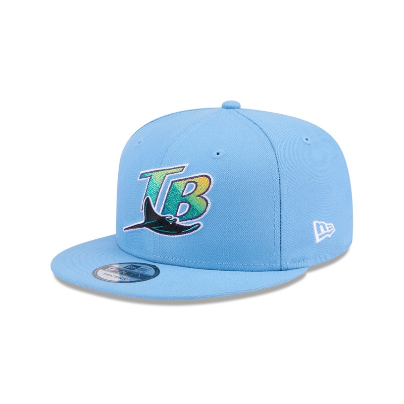 Tampa Bay Rays Sky Blue 9FIFTY Snapback Hat One Size