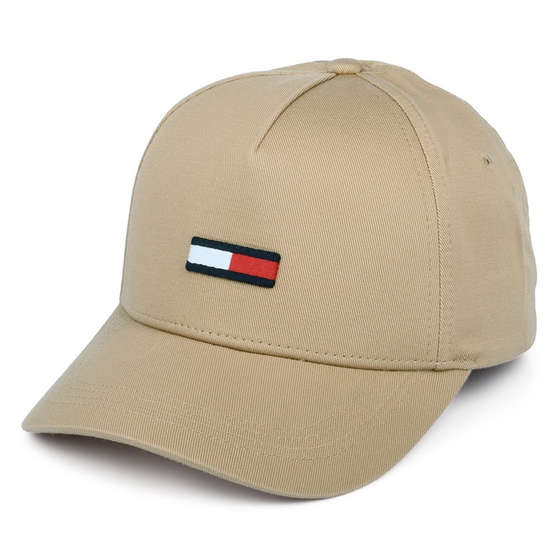 Tommy Hilfiger Hats TJM Flag Baseball Cap – Khaki Adjustable