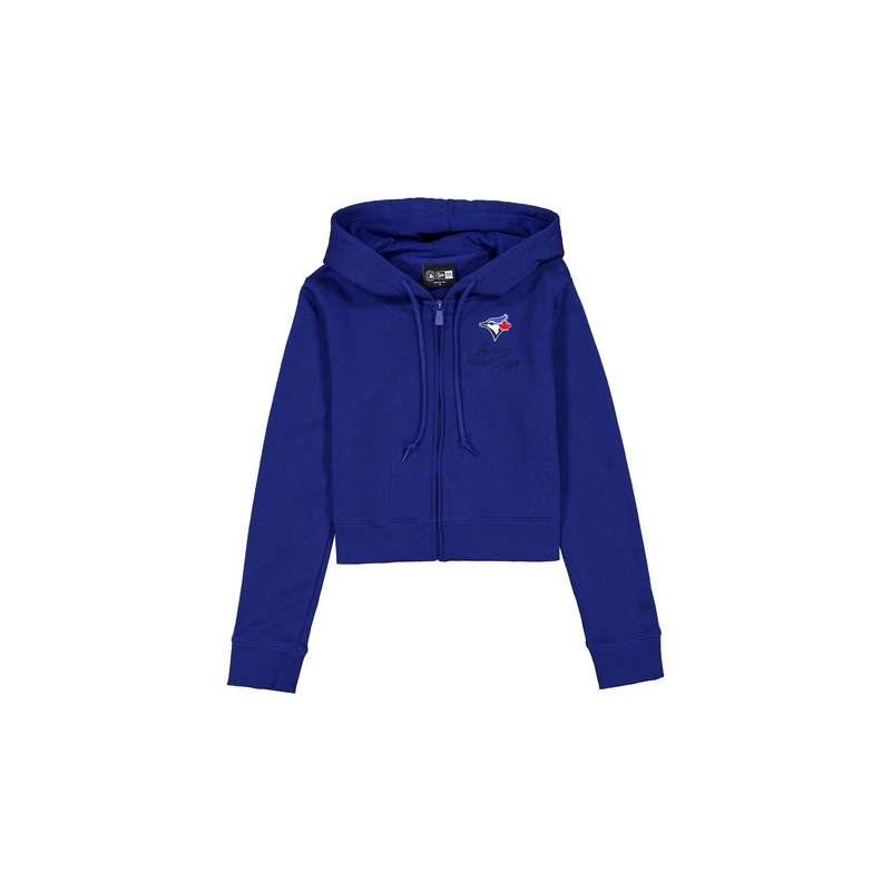 Toronto Blue Jays Game Day Cropped Women’s Zipper Hoodie XS