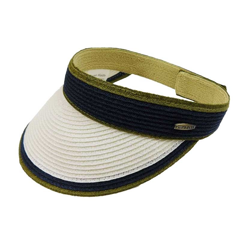 Women’s Sun Visor – Karen Keith Collection White