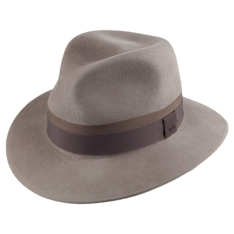 Bailey Hats Barkley LiteFelt Fedora Hat – Taupe S