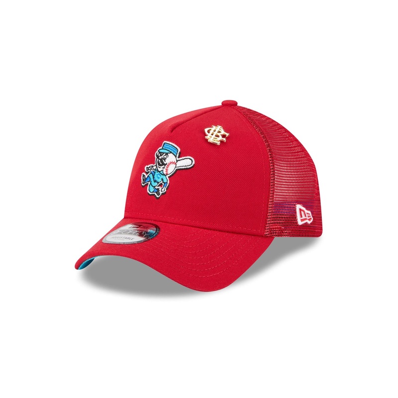 Big League Chew x Cincinnati Reds 9FORTY A-Frame Trucker Hat One Size