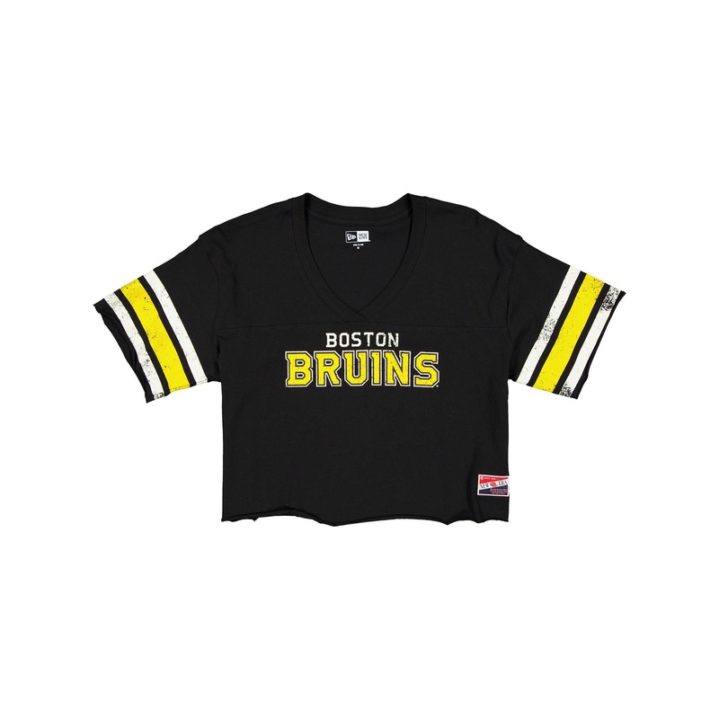 Boston Bruins Throwback Cropped Women’s T-Shirt XS