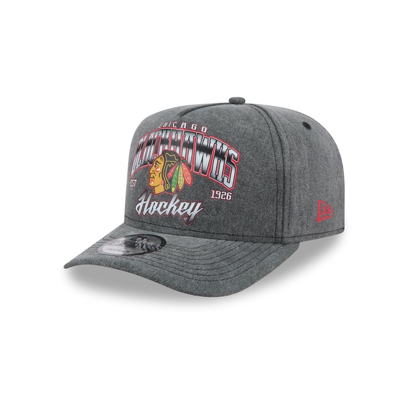 Chicago Blackhawks Washed 9FIFTY A-Frame Snapback Hat One Size