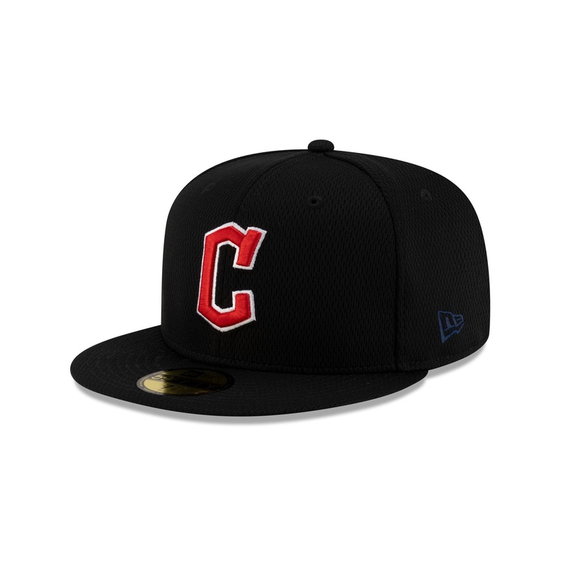 Cleveland Guardians 2025 Clubhouse Alt Black 59FIFTY Fitted Hat 7