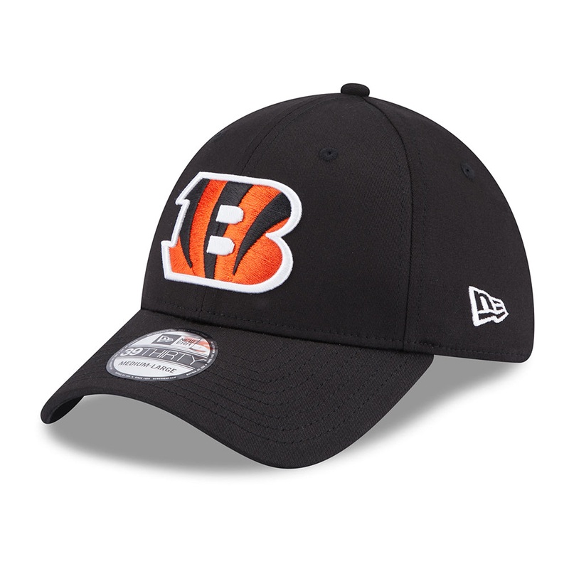 New Era 39THIRTY Cincinnati Bengals Baseball Cap – NFL Comfort – Black Small/Medium