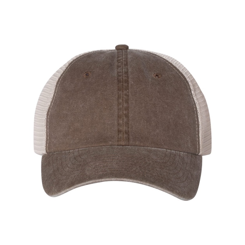Sportsman SP510 – Pigment-Dyed Trucker Cap – SP510 Aqua/Stone