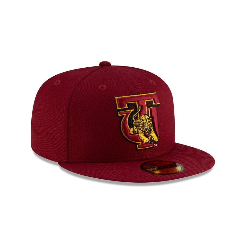 Tuskegee Golden Tigers Red 59FIFTY Fitted Hat 7