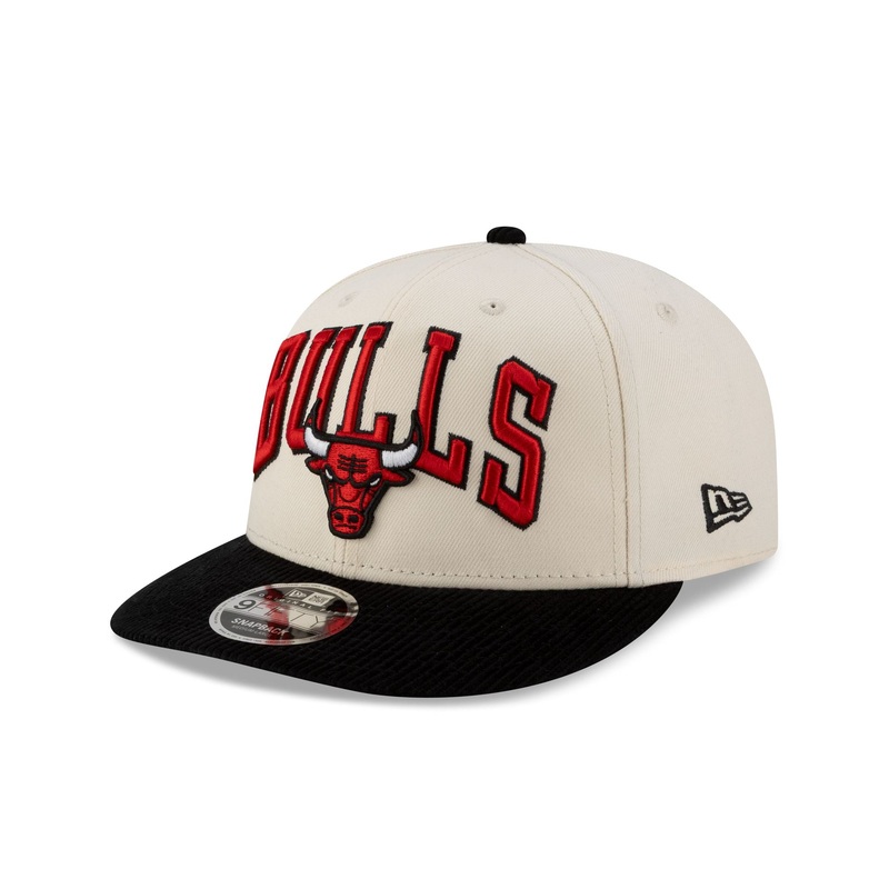Chicago Bulls Cord Visor 9FIFTY Snapback Hat One Size