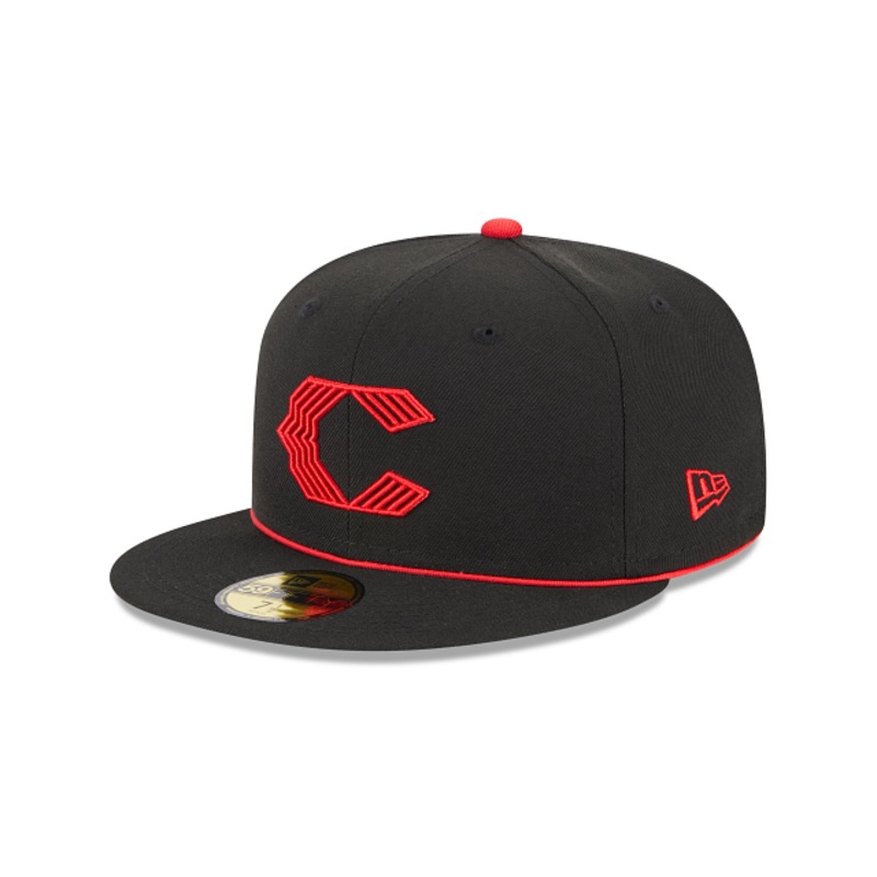 Cincinnati Reds City Connect 59FIFTY Fitted Hat 7