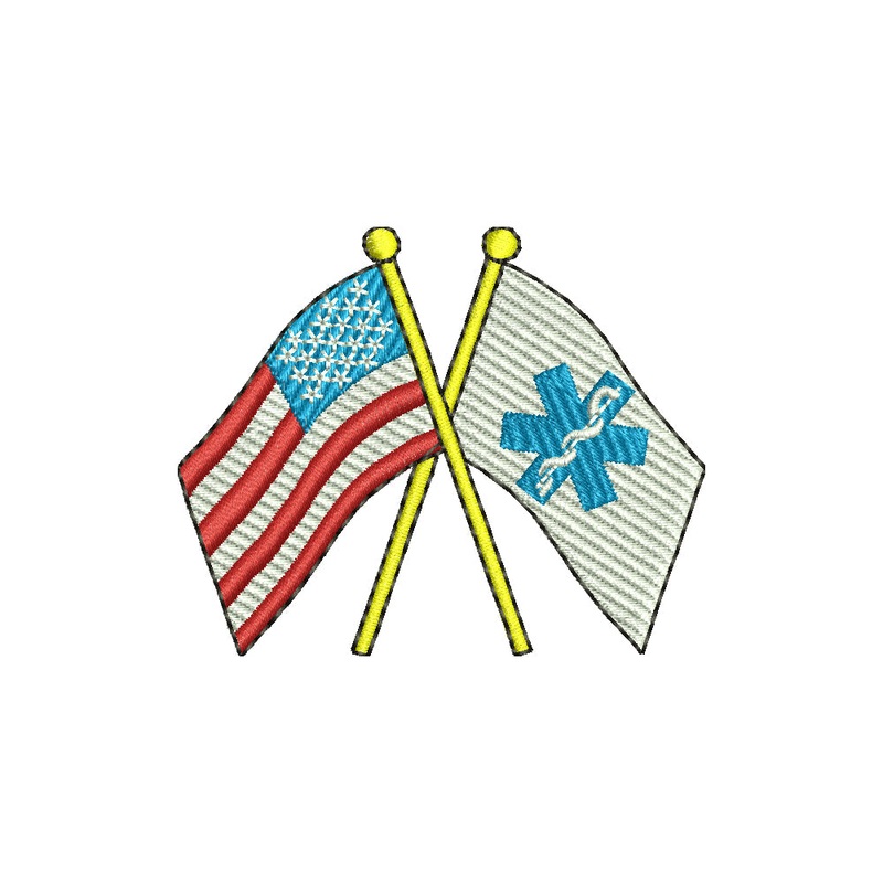 Flags with Star of Life Default Title One Size