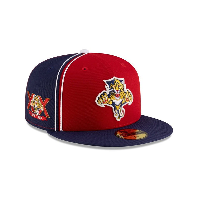 Florida Panthers Vintage Scarlet 59FIFTY Fitted Hat 7