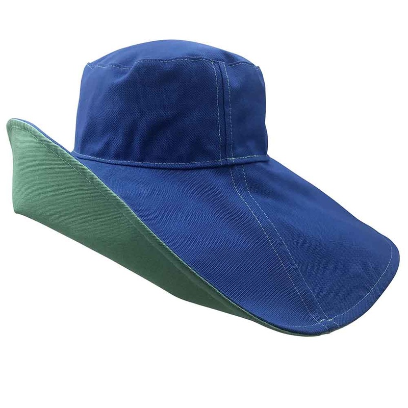 Lanikai Eclipse Reversible Organic Cotton Resort Sun Hat – Flipside Hats Marine / Aqua