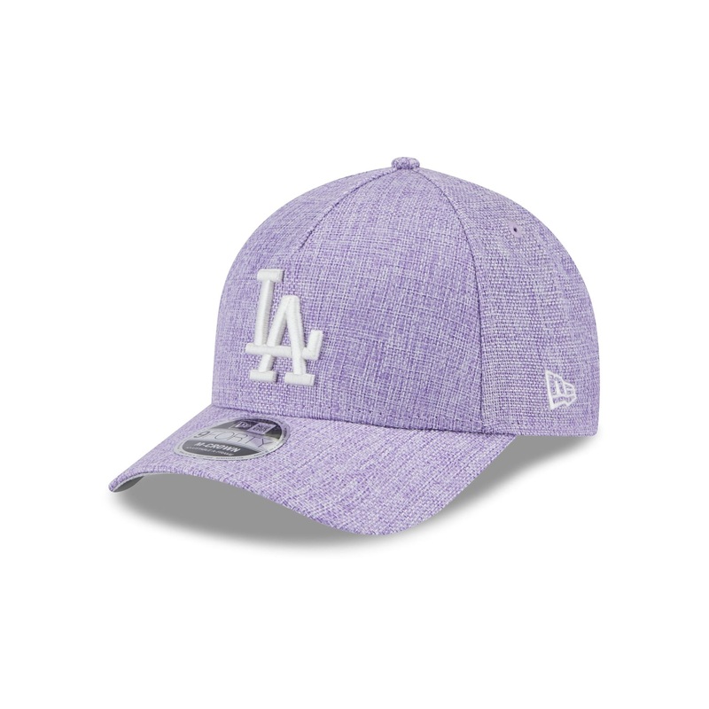 Los Angeles Dodgers Cotton Weave Purple 9FORTY M-Crown A-Frame Snapback Hat One Size