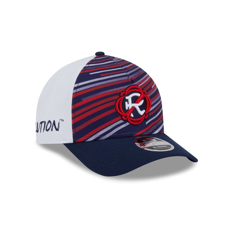 New England Revolution 2025 Jersey Hook Multicolor 9FORTY M-Crown A-Frame Snapback Hat One Size