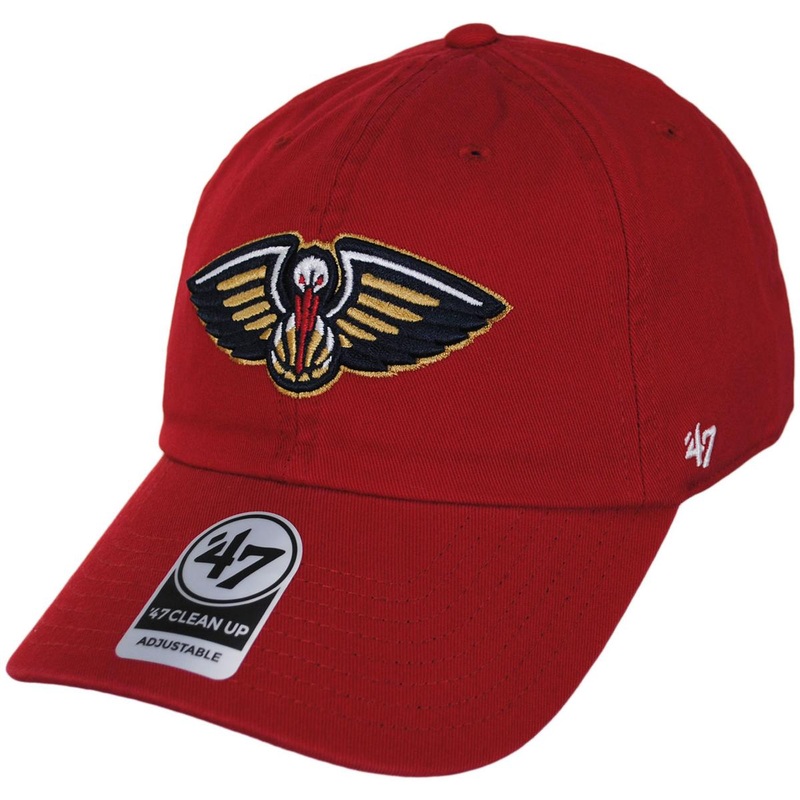 New Orleans Pelicans NBA Clean Up Strapback Baseball Cap Dad Hat NAVY ADJUSTABLE