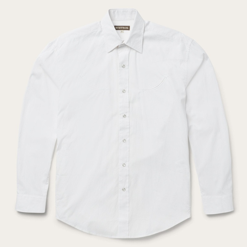 Pin Point Oxford Shirt White S