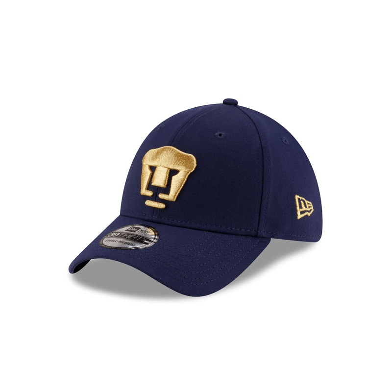 Pumas Navy 39THIRTY Stretch-Fit Hat S/M