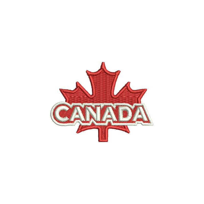 Wording of Canada with Maple Leaf Default Title One Size