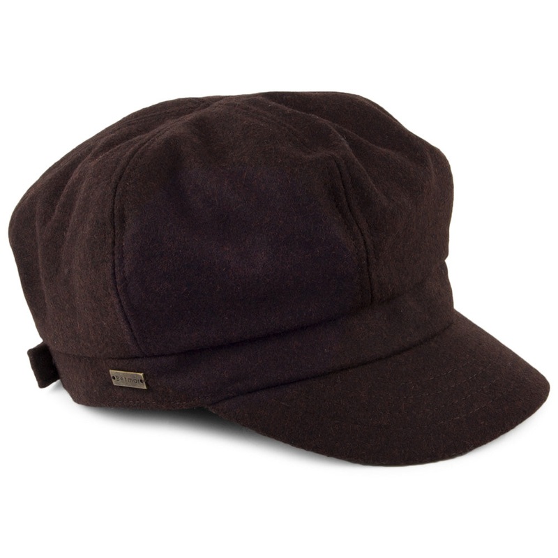 Betmar Hats Boy Meets Girl Newsboy Cap – Chocolate 1-Size