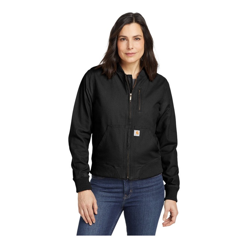 Carhartt CT102524 Womens Rugged Flex Crawford Jacket Black XS
