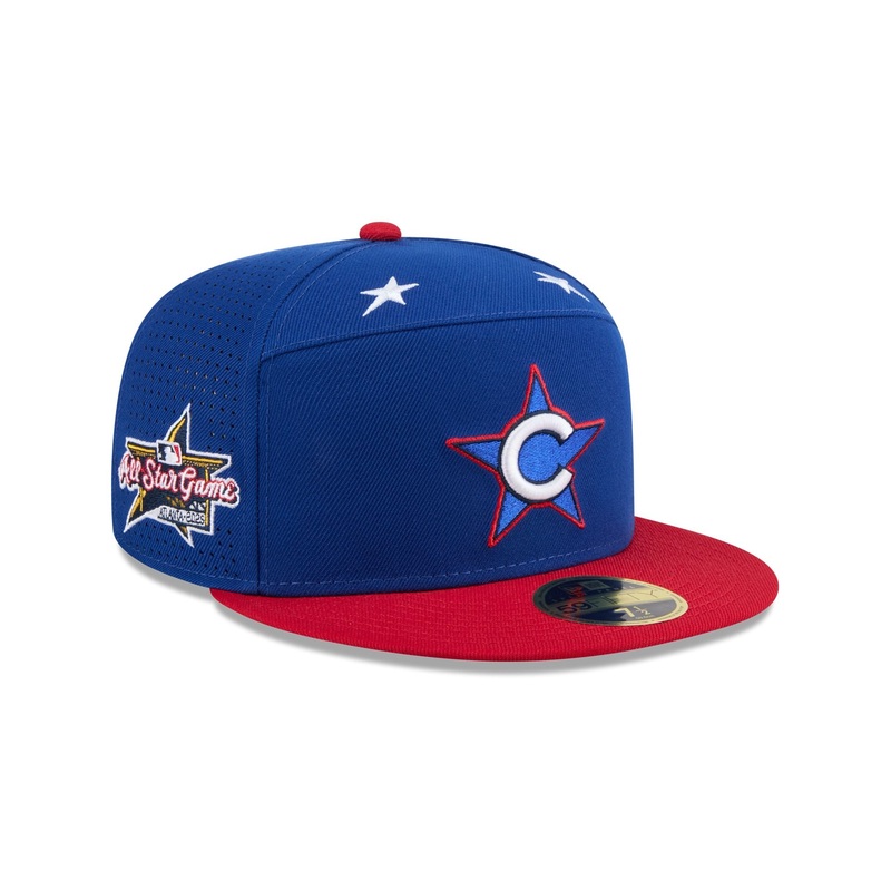 Chicago Cubs 2025 All-Star Game Workout Split Panel 59FIFTY Fitted Hat 7
