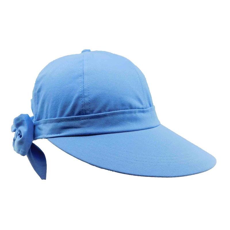 Cotton Facesaver Cap – Milani Hats Sky Blue Medium (57 cm)
