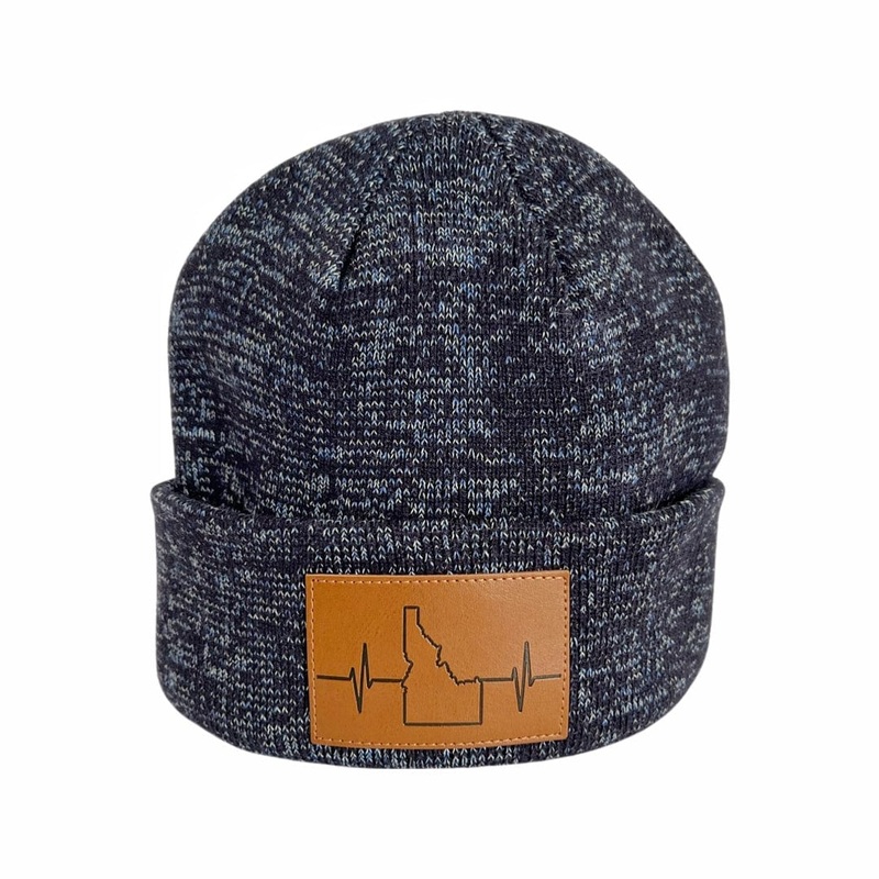 Idaho Beanie – Marled Cuff – Navy