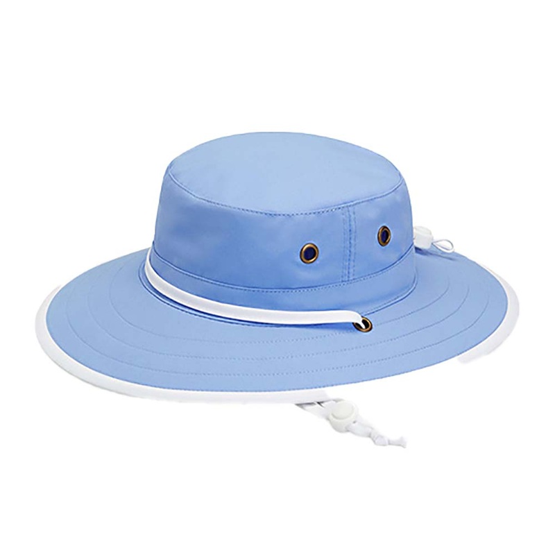Jr. Explorer Boonie Hiking Hat – Wallaroo Hats for Small Head Hydrangea/White Small (54-56 cm)