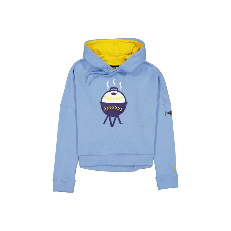 Milwaukee Brewers City Connect Women’s Pastel Blue Hoodie XS
