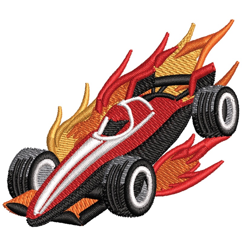 Red Racing Car Red Racing Car One Size