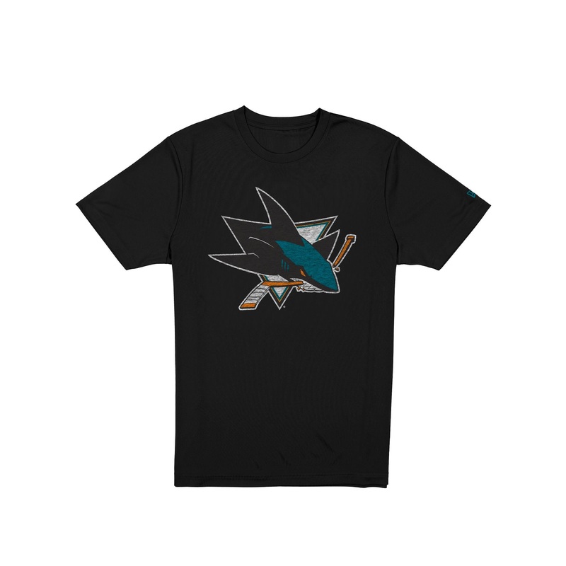San Jose Sharks Wash Logo Short-Sleeve T-Shirt S